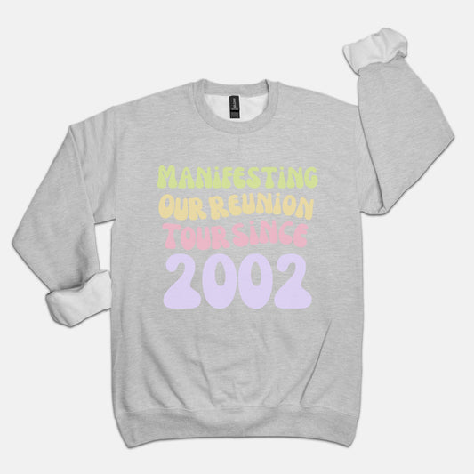 Gray & Pastel Reunion Tour Crewneck