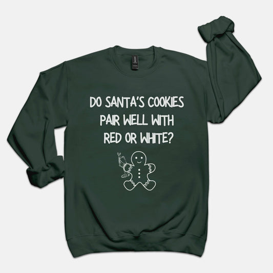 Green Santa’s Cookies Crewneck