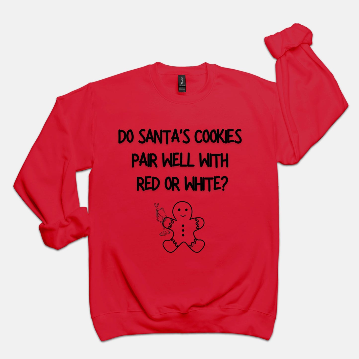 Red Santa’s Cookies Crewneck