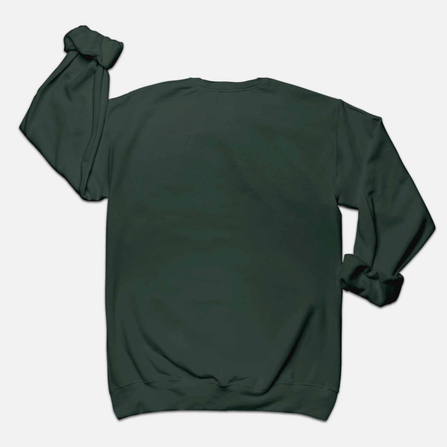 Green White Christmas Crewneck