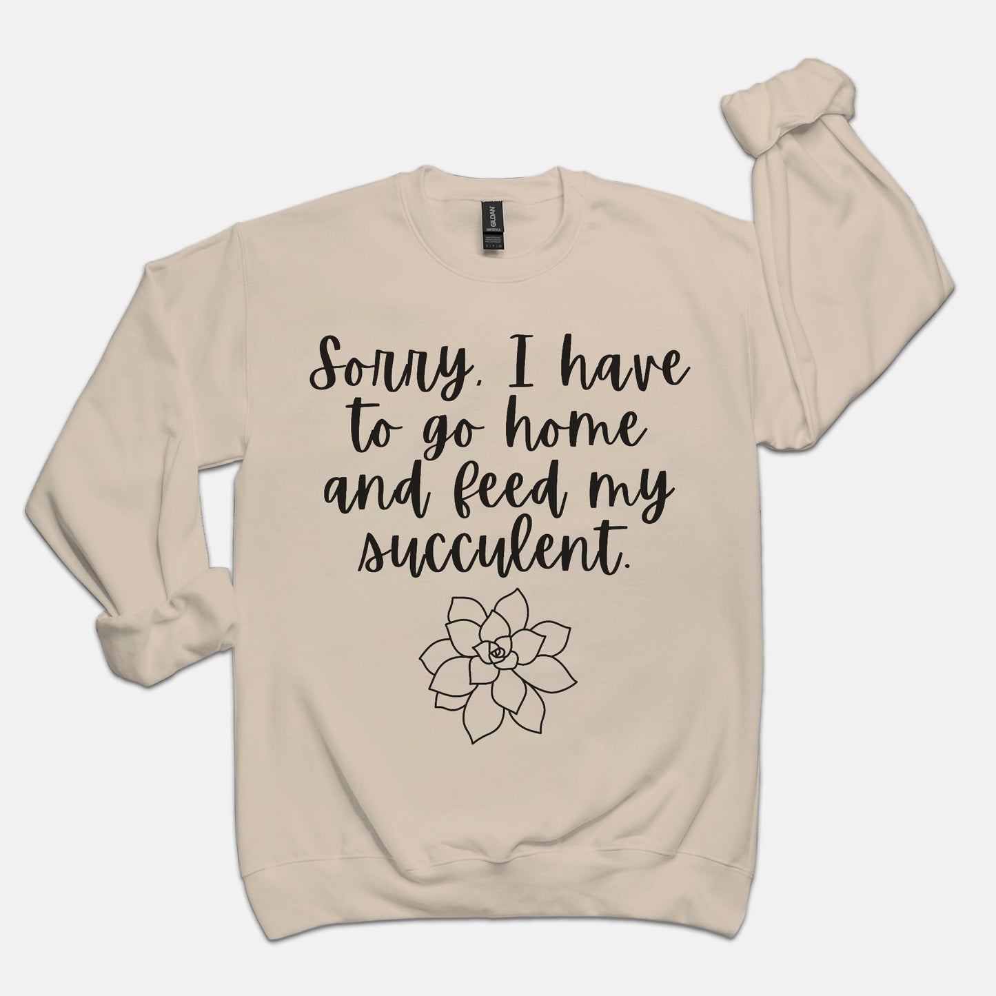 Sand Pet Succulent Crew Neck