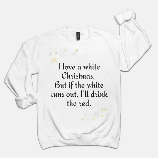 White White Christmas Crewneck