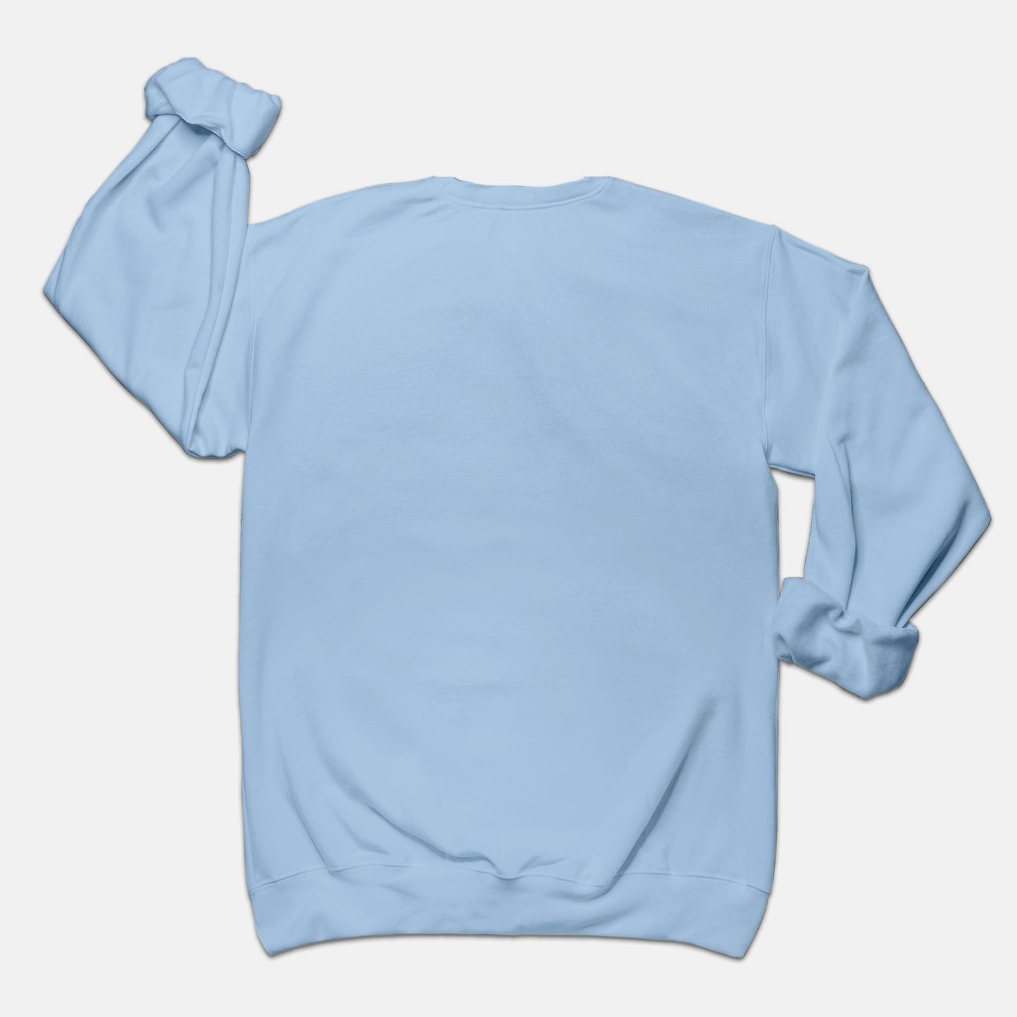 Blue Laughing Emoji Crew Neck