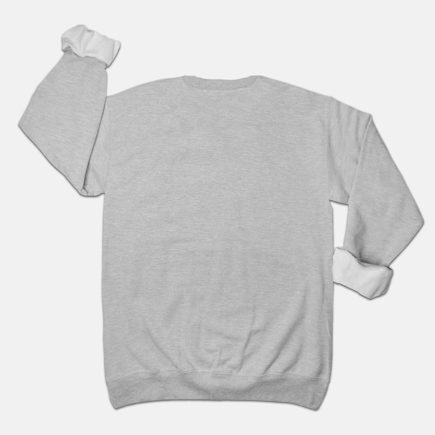 Gray White Christmas Crewneck