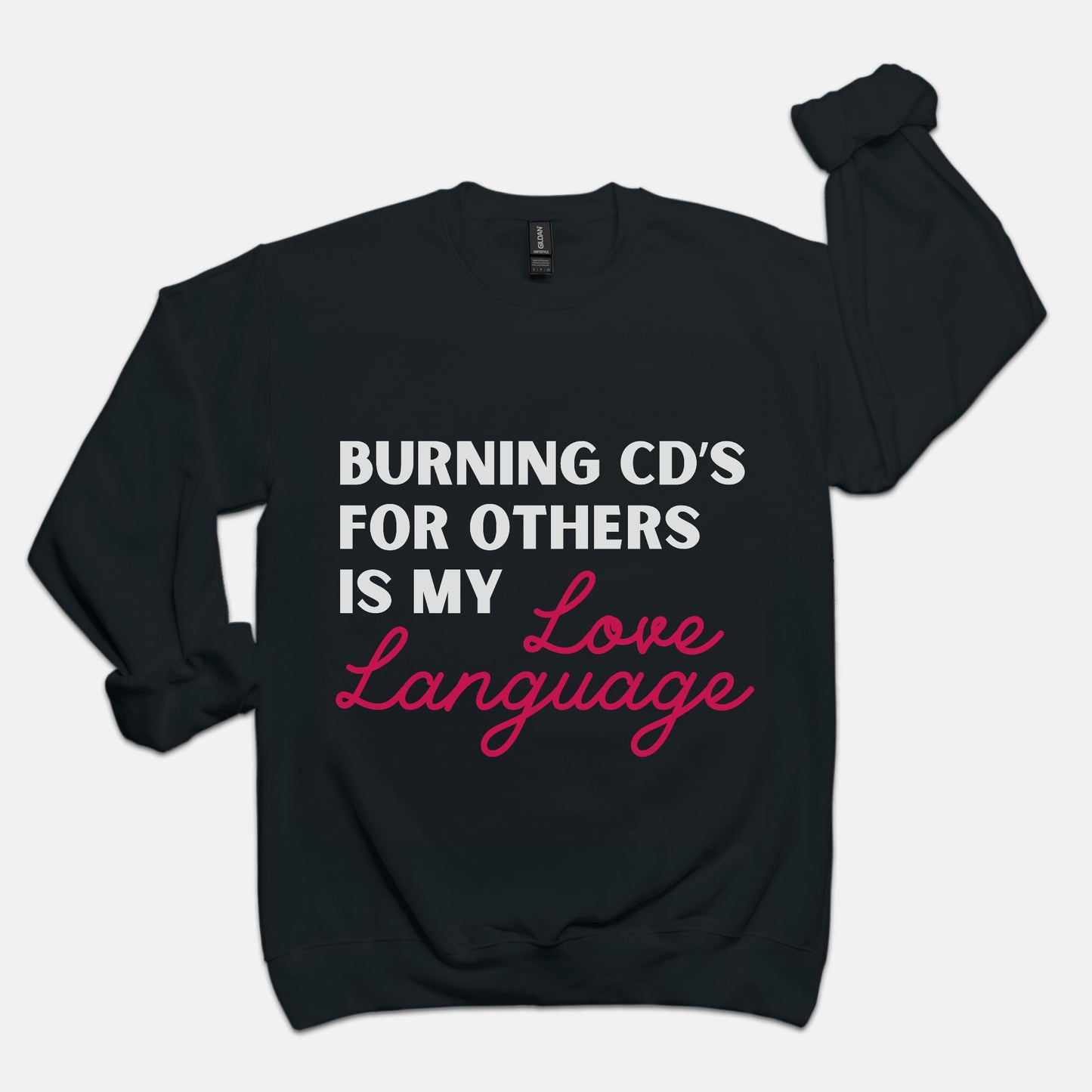 Black Love Language Crew Neck